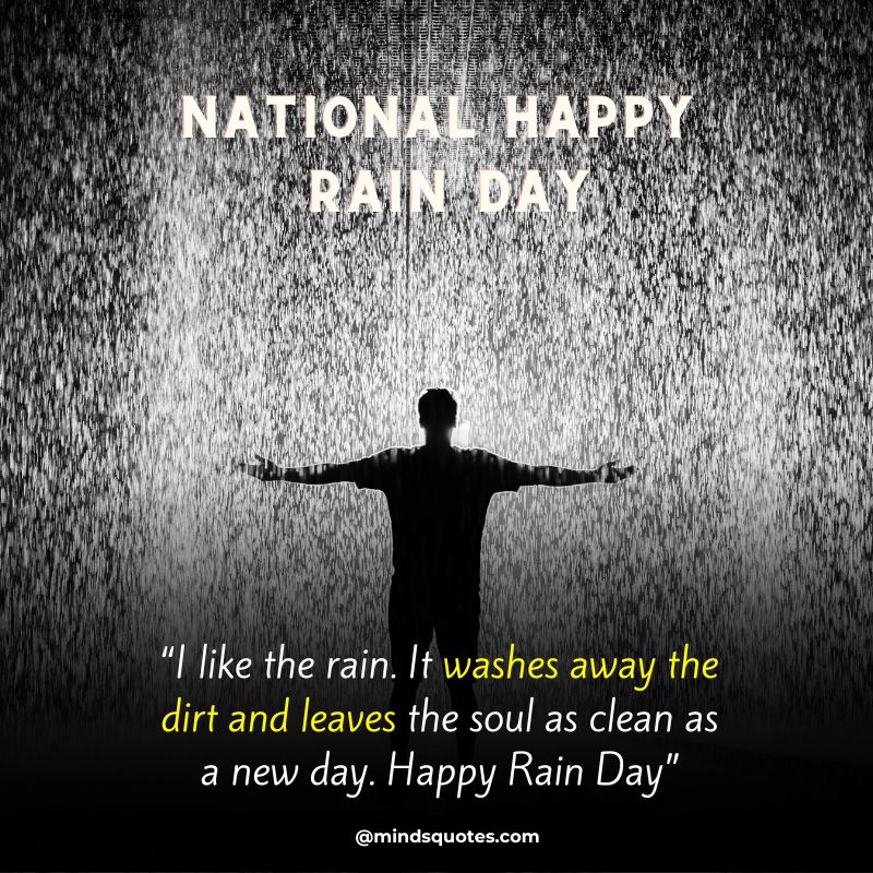 Happy National Rain Day Wishes 