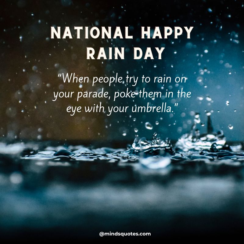 Happy National Rain Day Wishes 2022