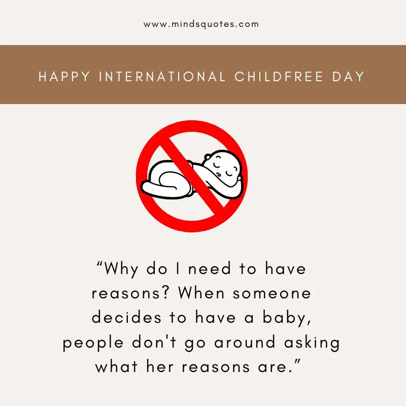 50 International Childfree Day Quotes, Wishes & Messages 10 International Childfree Day Message
