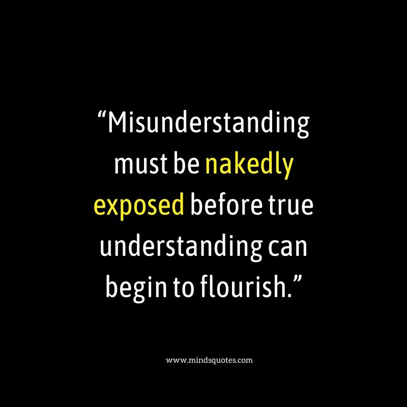 100+ BEST Misunderstanding Quotes For Love & Relationship 6 Misunderstanding Quotes