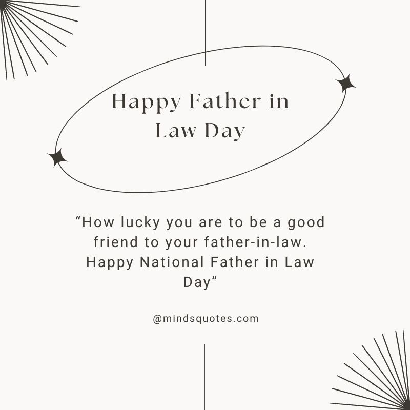 National Father in Law Day Quotes