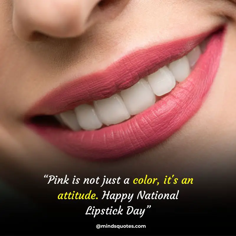 37+ BEST National Lipstick Day Quotes, Wishes & Messages 12 National Lipstick Day Message