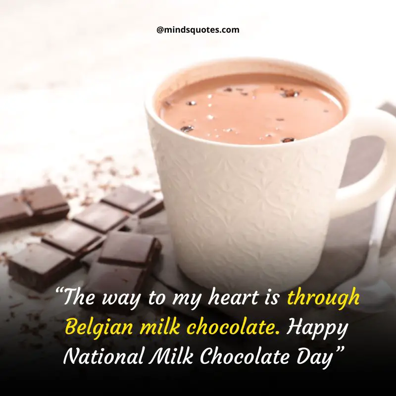 27+ BEST National Milk Chocolate Day Quotes, Wishes & Messages 11 National Milk Chocolate Day Message