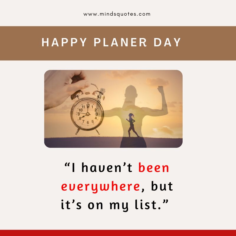 National Planer Day Quotes