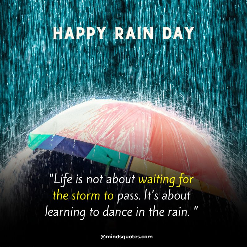 National Rain Day Message