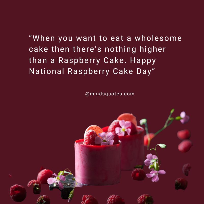National Raspberry Cake Day Wishes