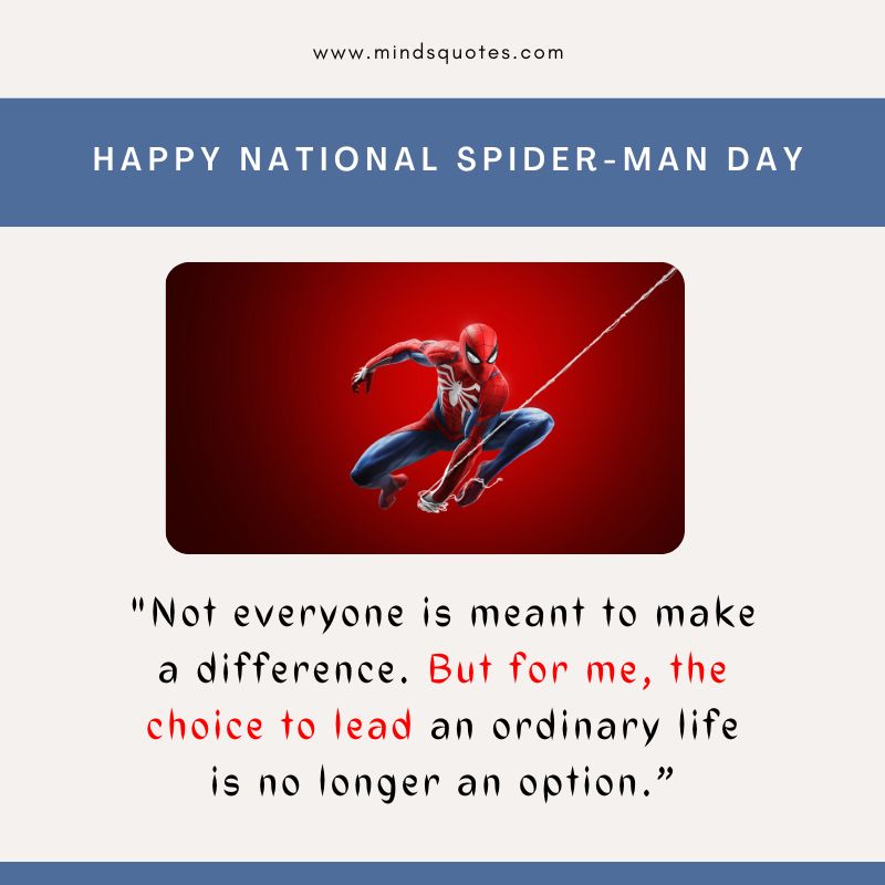 National Spider-Man Day Wishes
