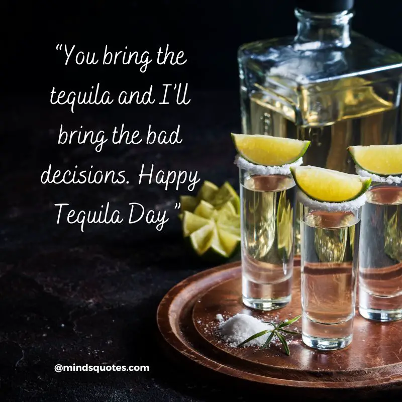 44+ BEST National Tequila Day Quotes, Wishes & Message 24 July 9 National Tequila Day Message