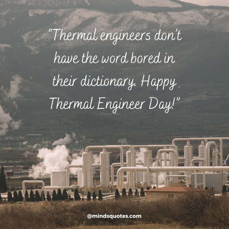 National Thermal Engineer Day Wishes
