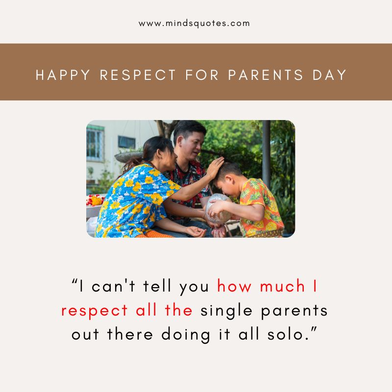 Respect For Parents Day Quotes