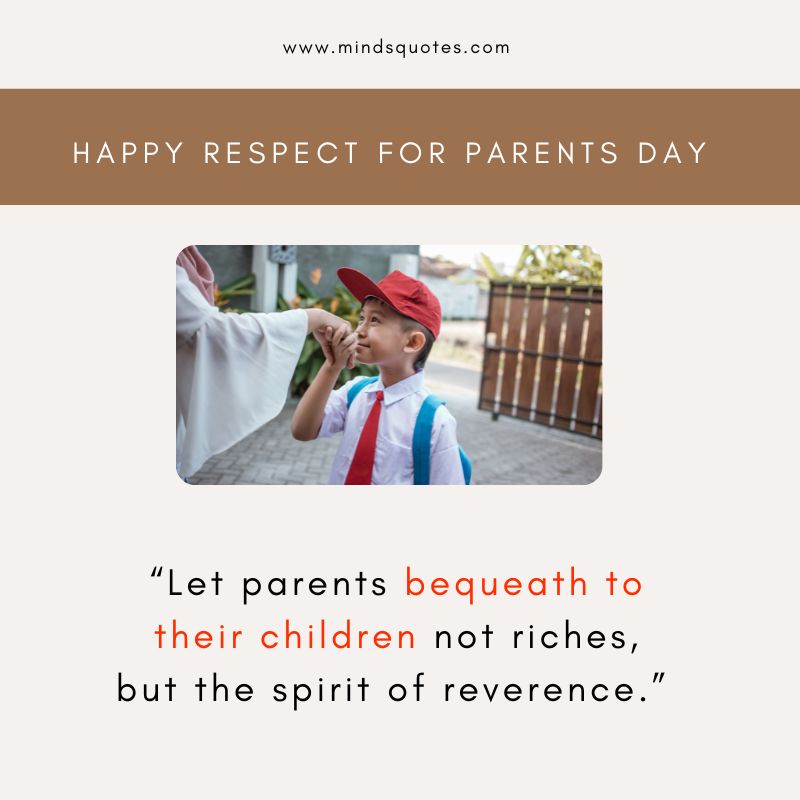 Respect For Parents Day Wishes