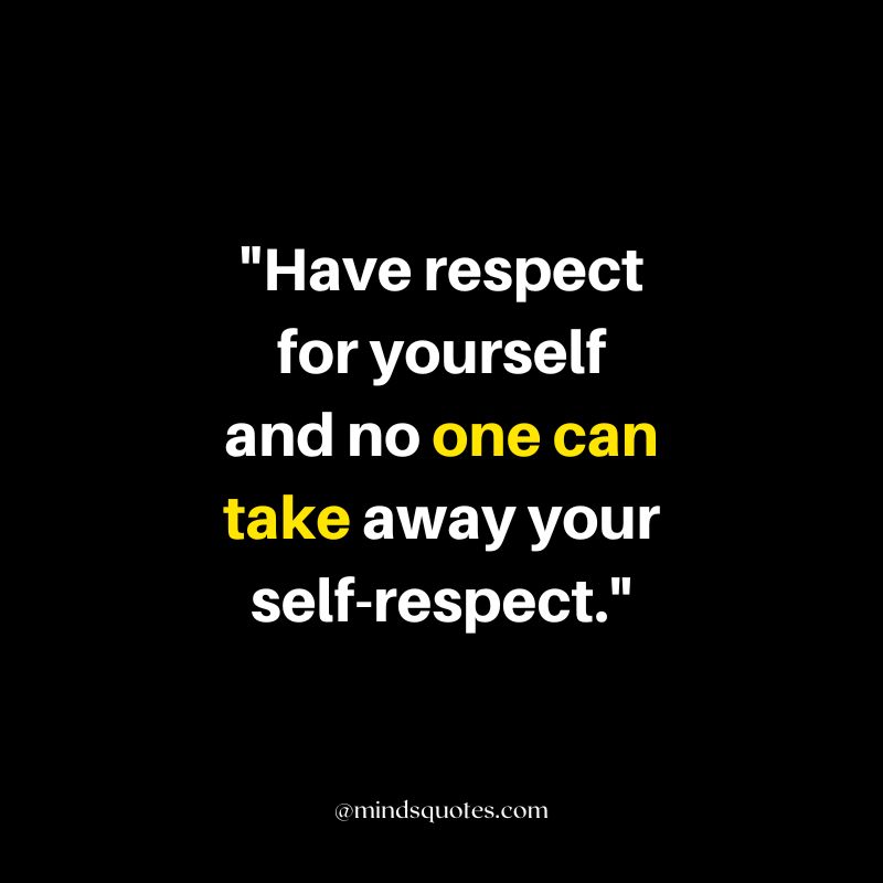 Women Self-Respect Quotes