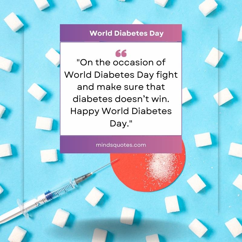 World Diabetes Day Message in English
