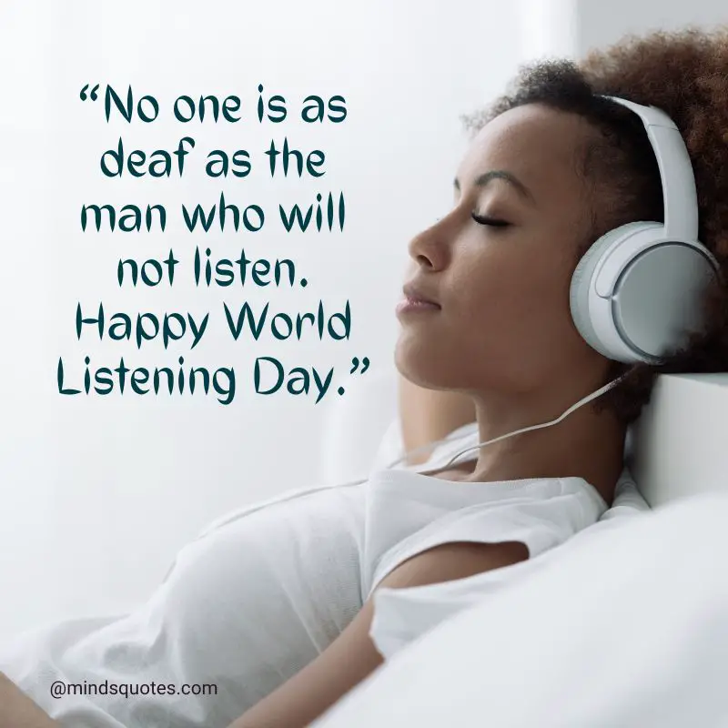 26+ BEST World Listening Day Quotes, Wishes & Message 6 World Listening Day Wishes 2022