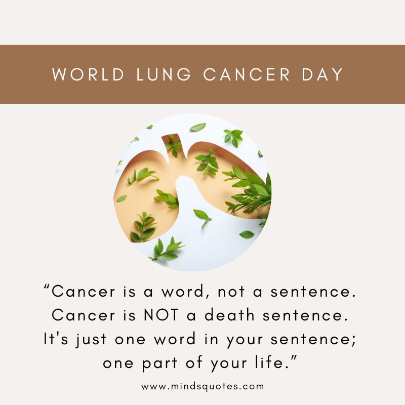 World Lung Cancer Day Wishes