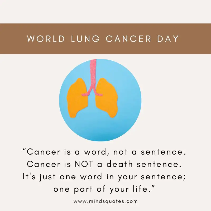 39+ BEST World Lung Cancer Day Quotes, Wishes, Messages & Theme 12 World Lung Cancer Day Wishes