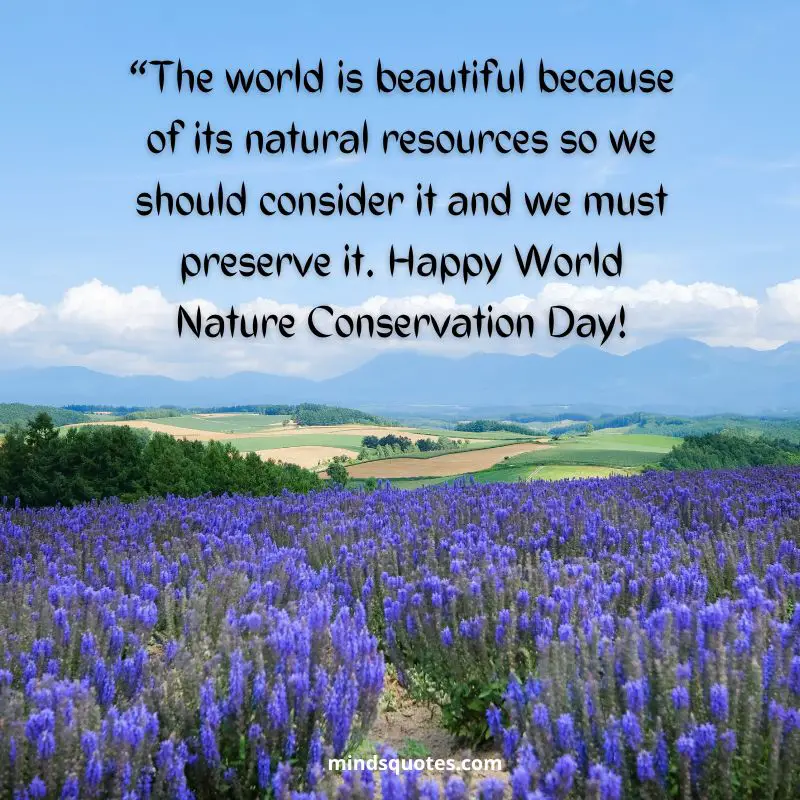 50+ BEST World Nature Conservation Day Quotes & Wishes 13 World Nature Conservation Day Message 2022