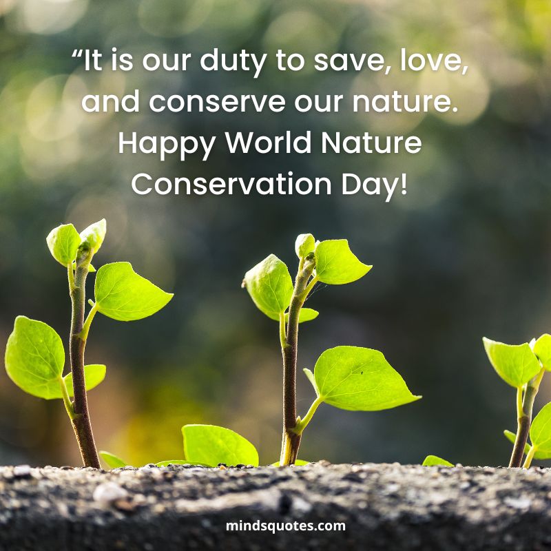 World Nature Conservation Day Wishes 2022