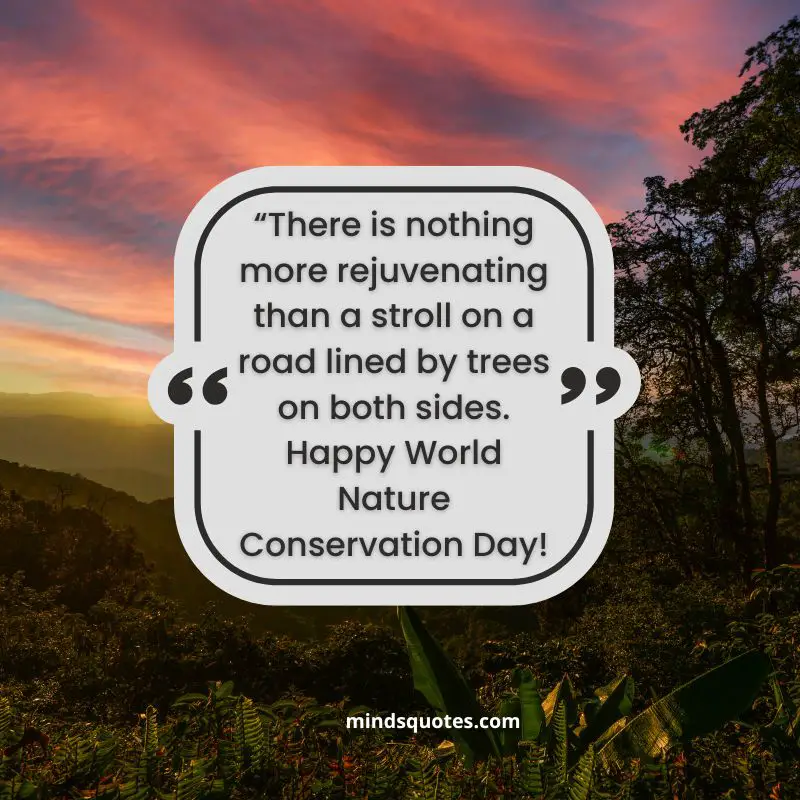 50+ BEST World Nature Conservation Day Quotes & Wishes 9 World Nature Conservation Day Wishes