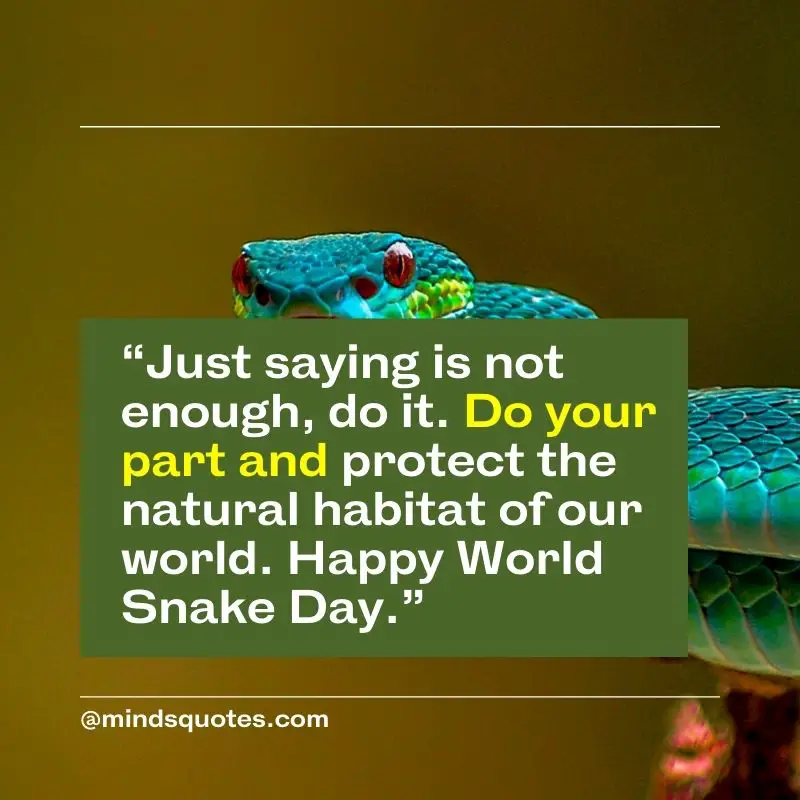53+ BEST World Snake Day Quotes, Wishes & Messages 7 World Snake Day Wishes 2022