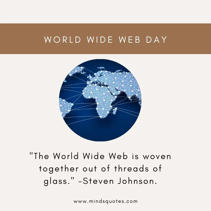 31+ BEST World Wide Web Day Quotes, Wishes & Messages 2 World Wide Web Day Quotes