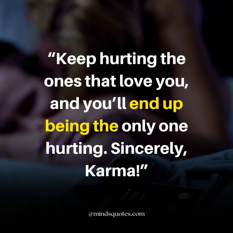 betrayal karma cheating quotes