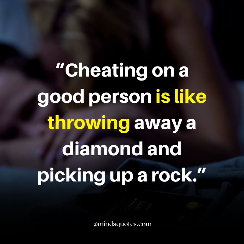 cheating quotes in English