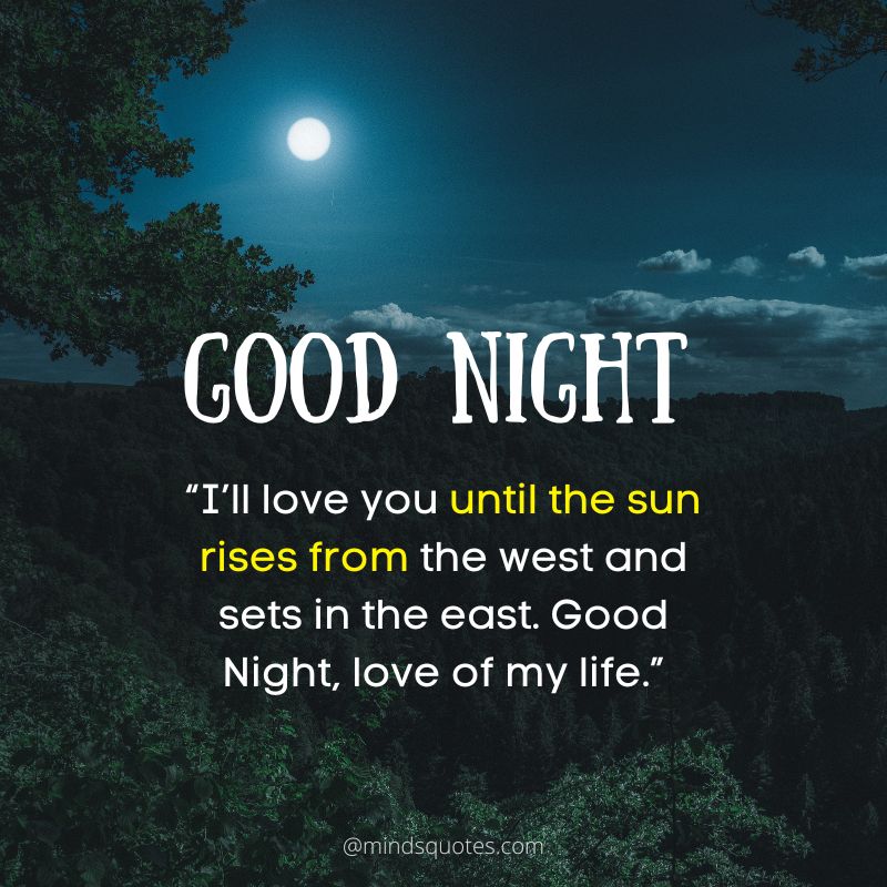 good night quotes love