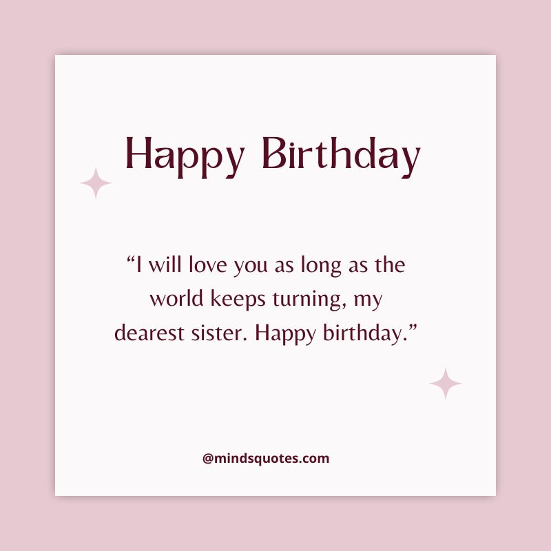 89+ BEST Heart Touching Birthday Wishes for Sister & Message 20 love birthday wishes for sister