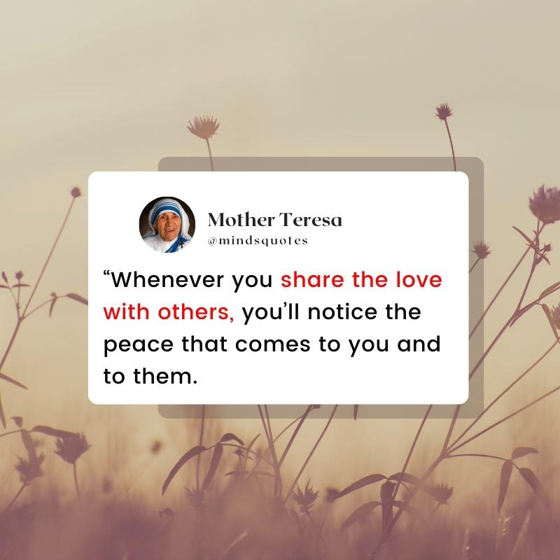 mother teresa quotes on peace