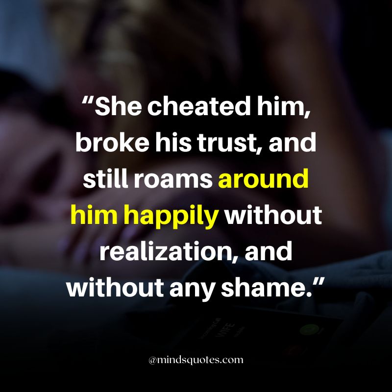 she's cheating quotes