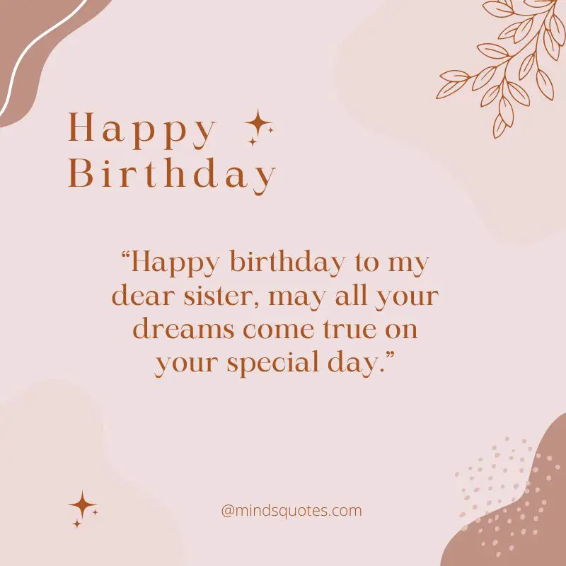 89+ BEST Heart Touching Birthday Wishes for Sister & Message 24 special birthday wishes for sister