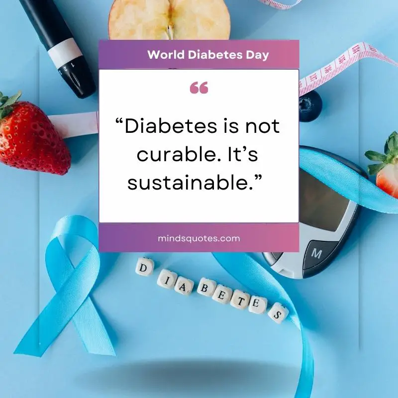 103 BEST World Diabetes Day Quotes and Wishes & Messages 4 world diabetes day quotes in English