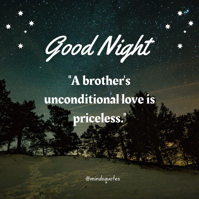 Good Night Wishes for Brother