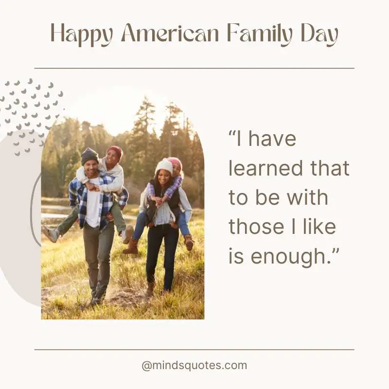 47+ BEST American Family Day Quotes, Wishes & Messages 8 Happy American Family Day Wishes