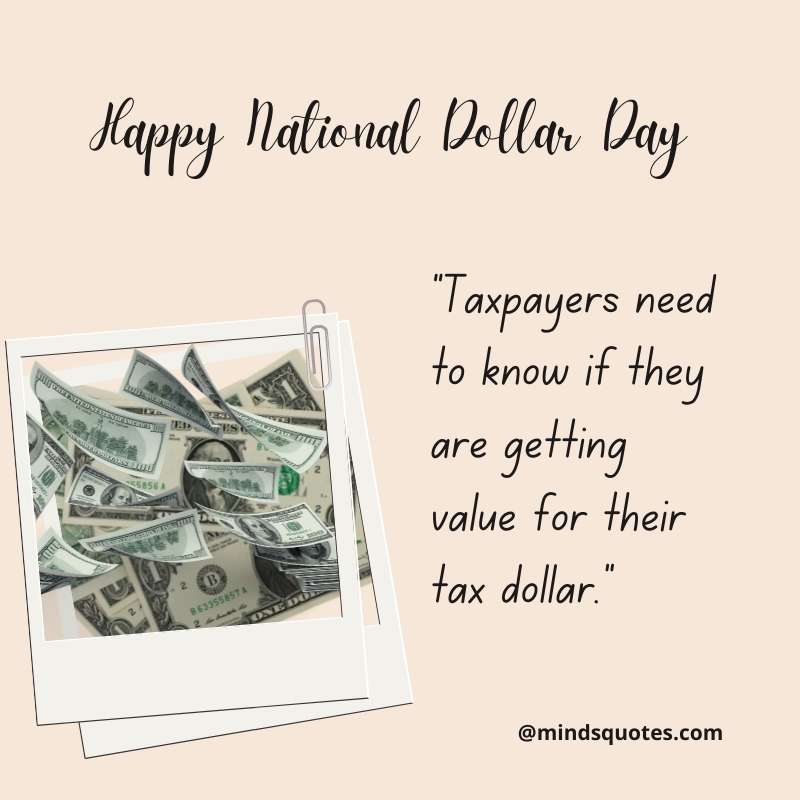 Happy National Dollar Day Quotes