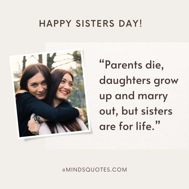 Happy Sisters Day Quotes