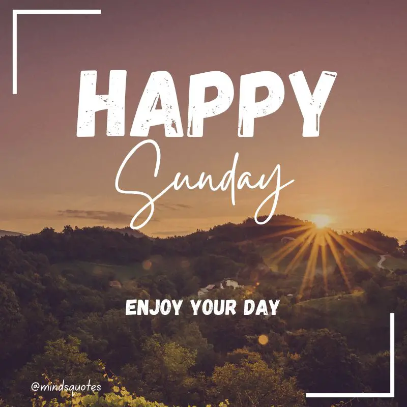 101+ BEST Happy Sunday Quotes for Inspiring Your Day 32 Happy Sunday Photo