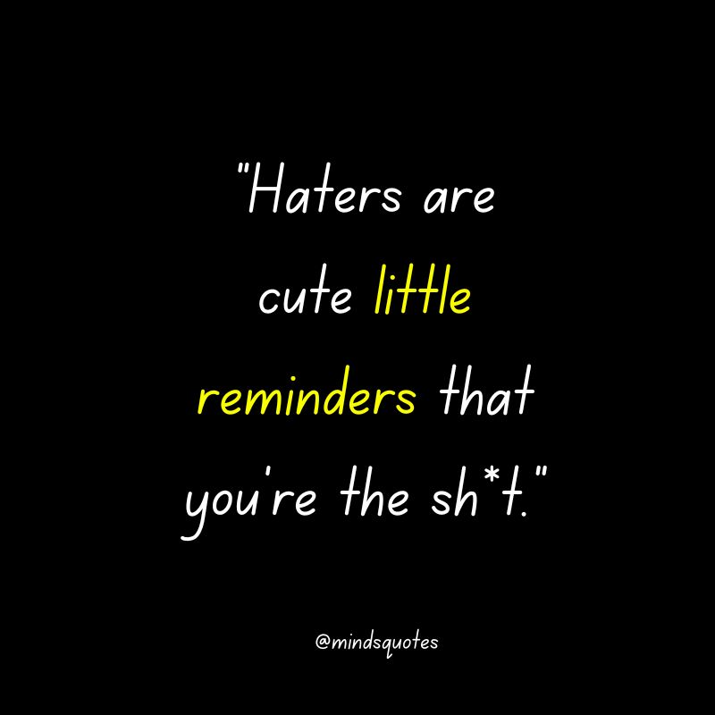67 Haters Gonna Hate Quotes To Help You Deal With Negativity 13 Haters Gonna Hate Quotes English
