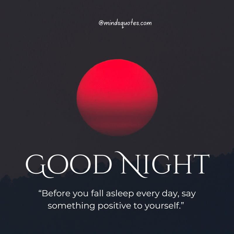Positive Good Night Quotes