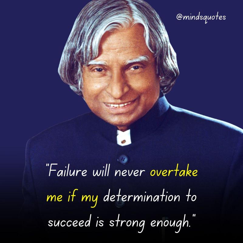 apj abdul kalam quotes for success