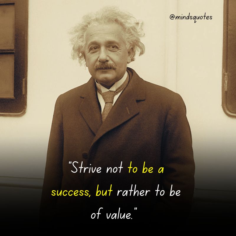 Albert Einstein Quotes About Success