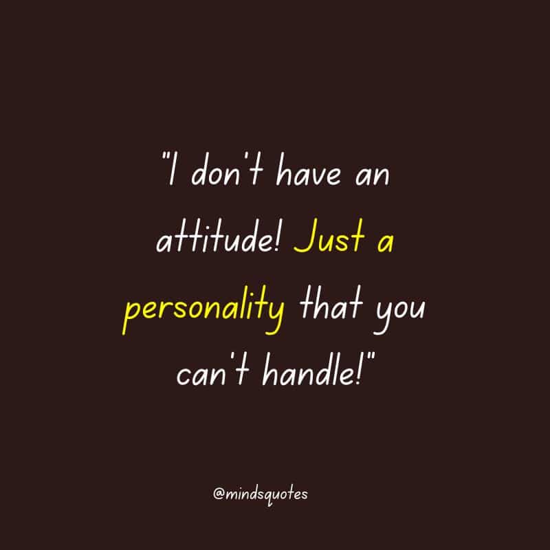Attitude Single Quotes