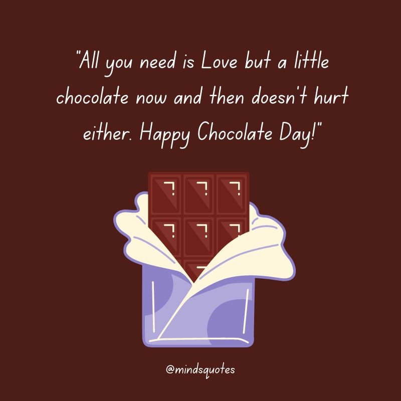 51+ BEST International Chocolate Day Quotes, Wishes & Messages 14 Chocolate Day Sayings