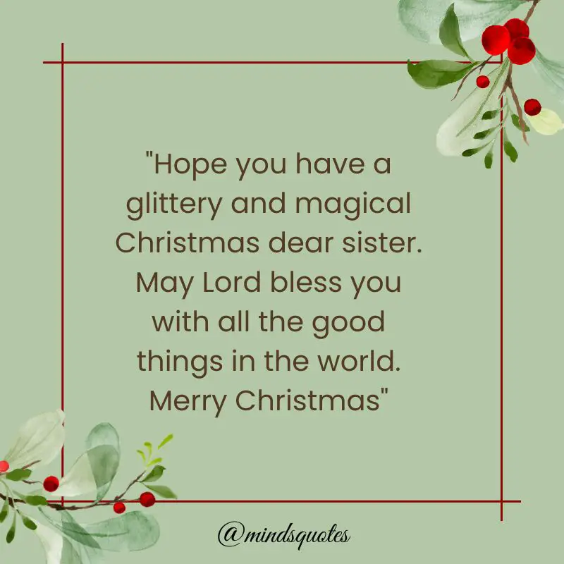 45 FAMOUS Heartfelt Christmas wishes for Sister 3 Christmas Wishes for Sister