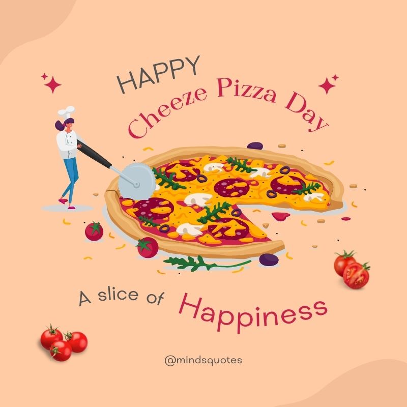 Happy National Cheeze Pizza Day Poster