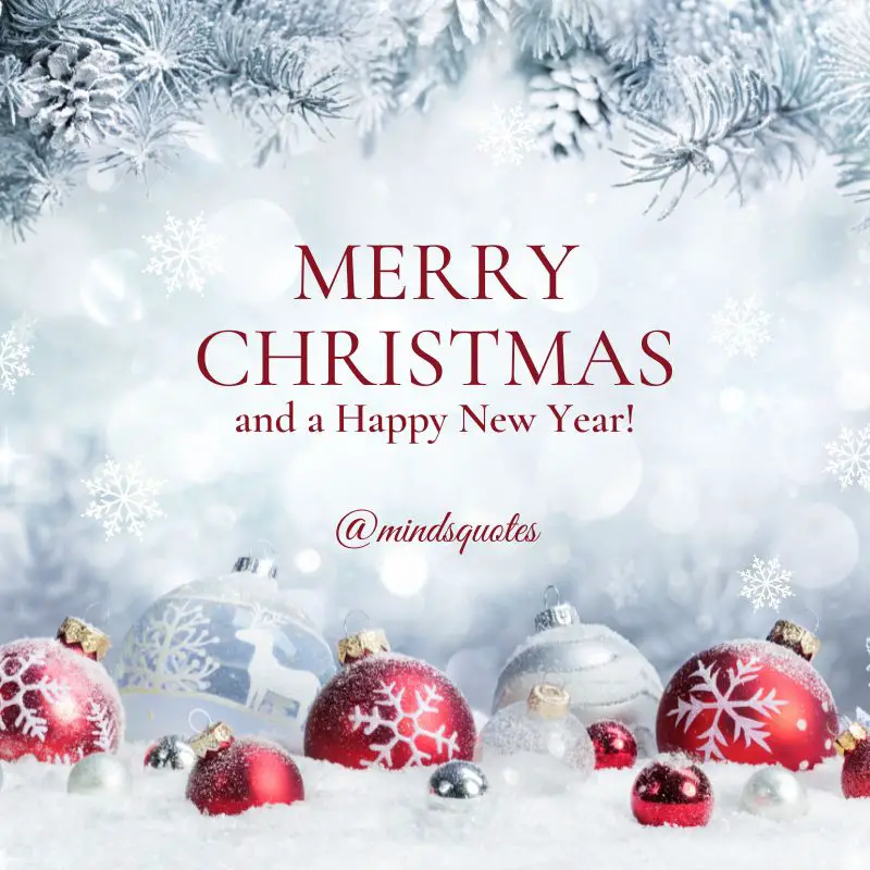 50 BEST Merry Christmas and Happy New Year Wishes 9 Merry Christmas and Happy New Year Images