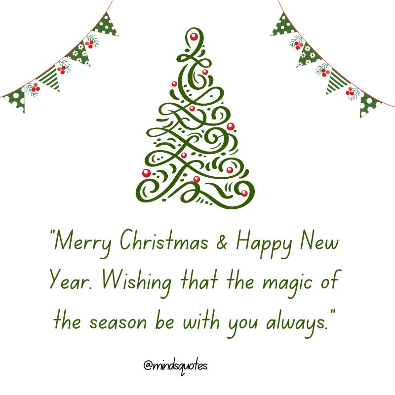 Merry Christmas and Happy New Year Wishes