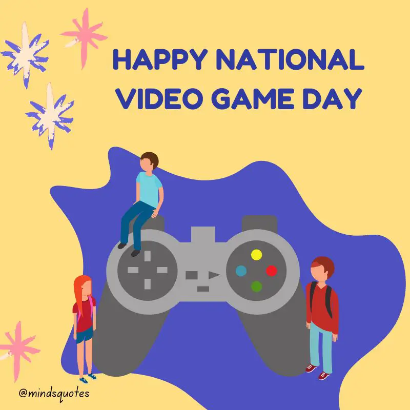 39 BEST National Video Game Day Quotes, Wishes & Messages 11 National Video Game Day Poster