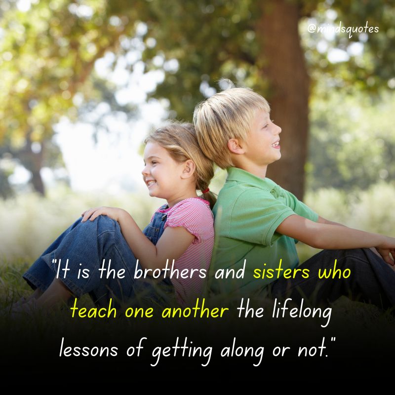 brother sister quotes in english